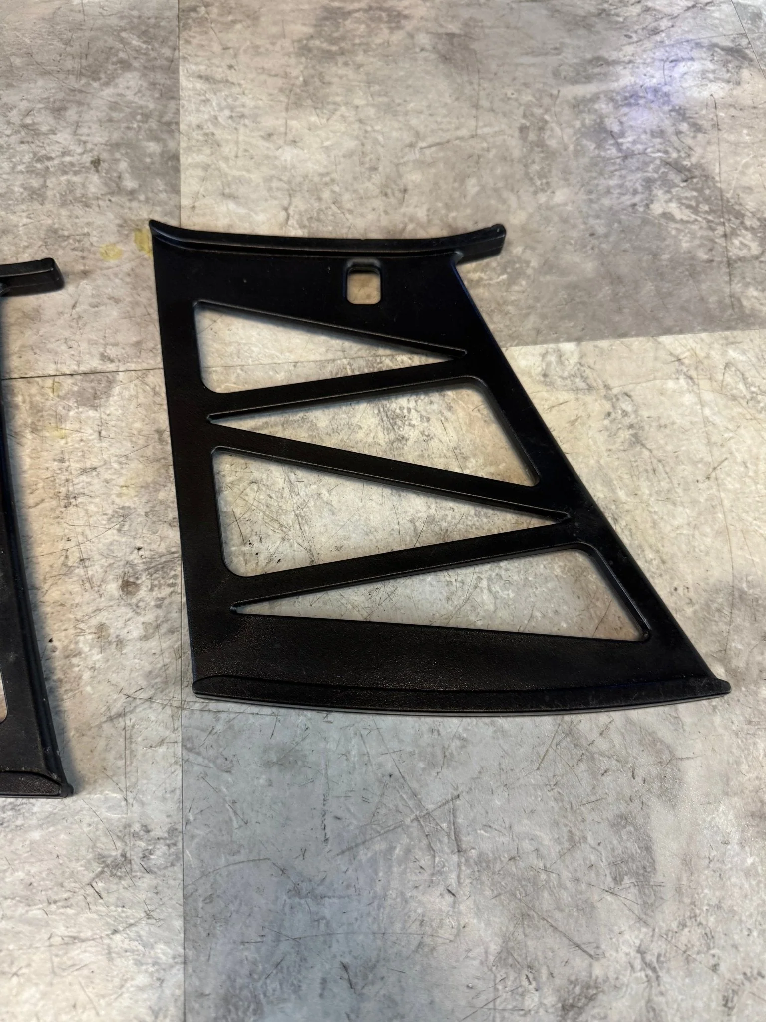 2004-2007 Subaru WRX STi Rear Wing Spoiler Support Stabilizer Bracket Pair - Image 3