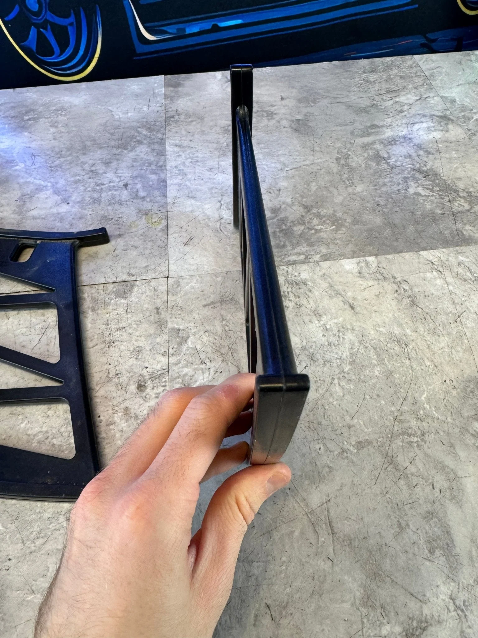 2004-2007 Subaru WRX STi Rear Wing Spoiler Support Stabilizer Bracket Pair - Image 4
