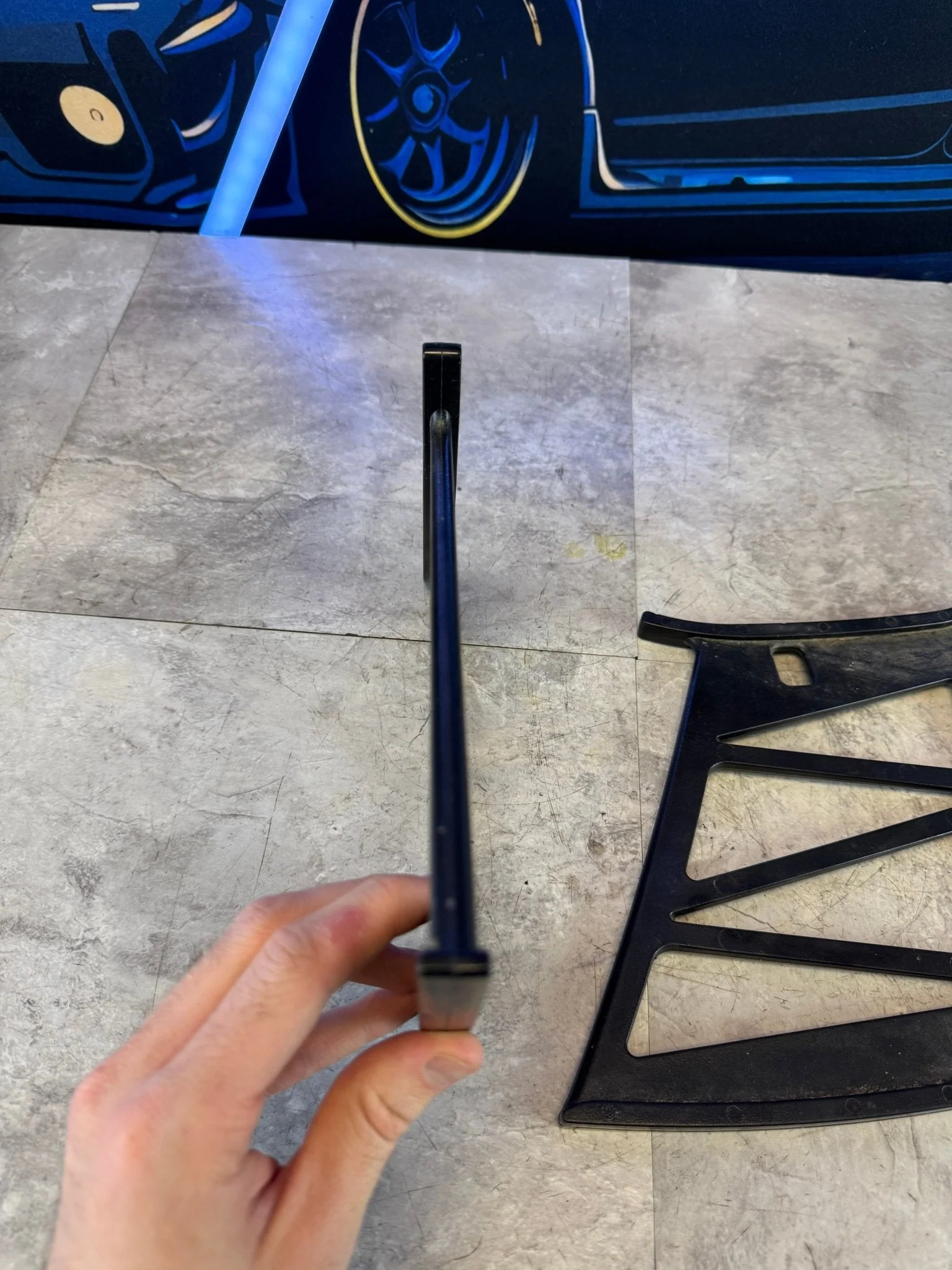 2004-2007 Subaru WRX STi Rear Wing Spoiler Support Stabilizer Bracket Pair - Image 5