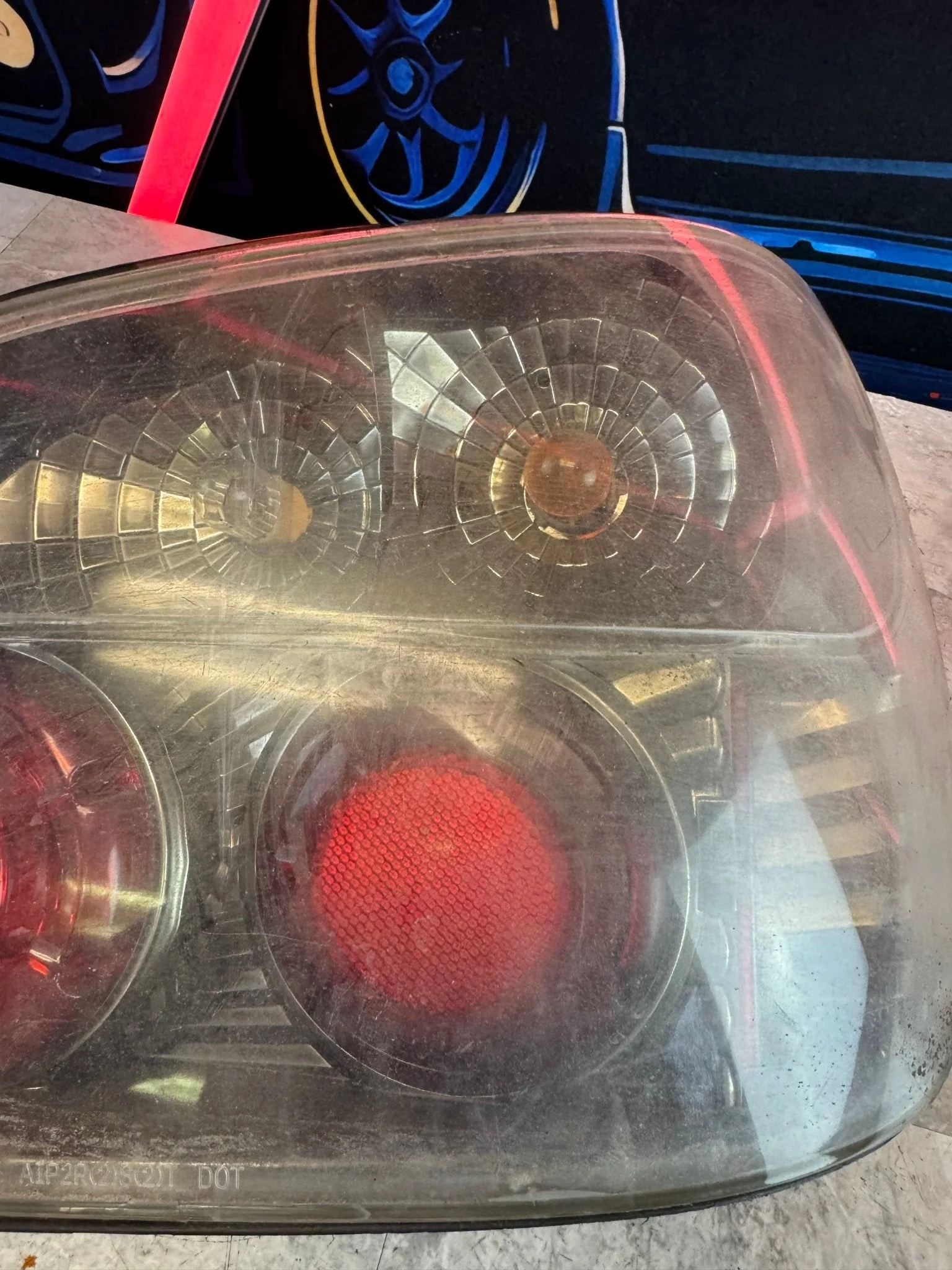 2002-2003 Subaru Impreza WRX RH Side Clear Tail Light Assembly Sedan A4 - Image 3