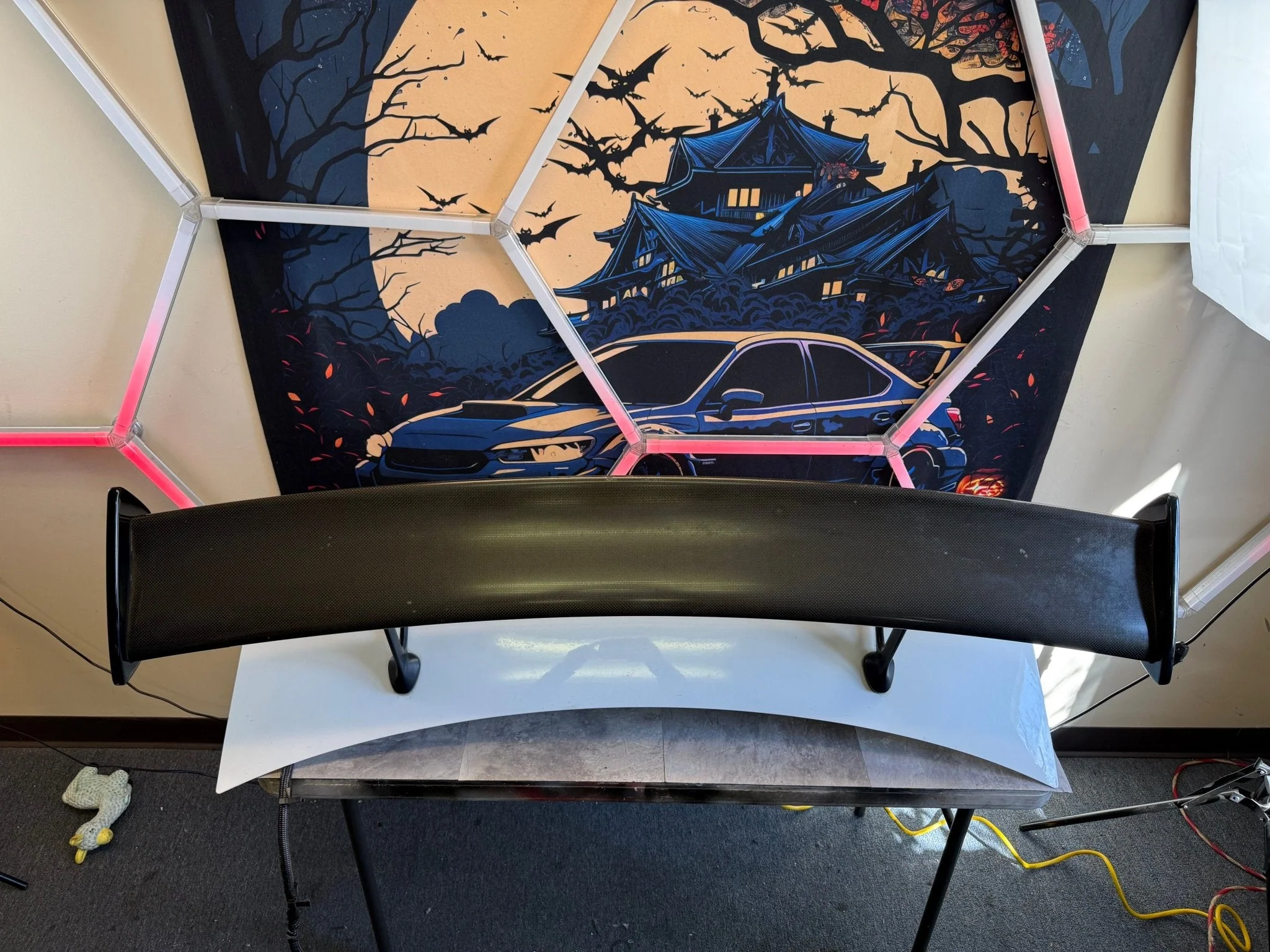 Subaru STi/WRX 15-21 CWP White Trunk w/ JDM BRZ STi OEM Carbon Fiber Wing - Image 13