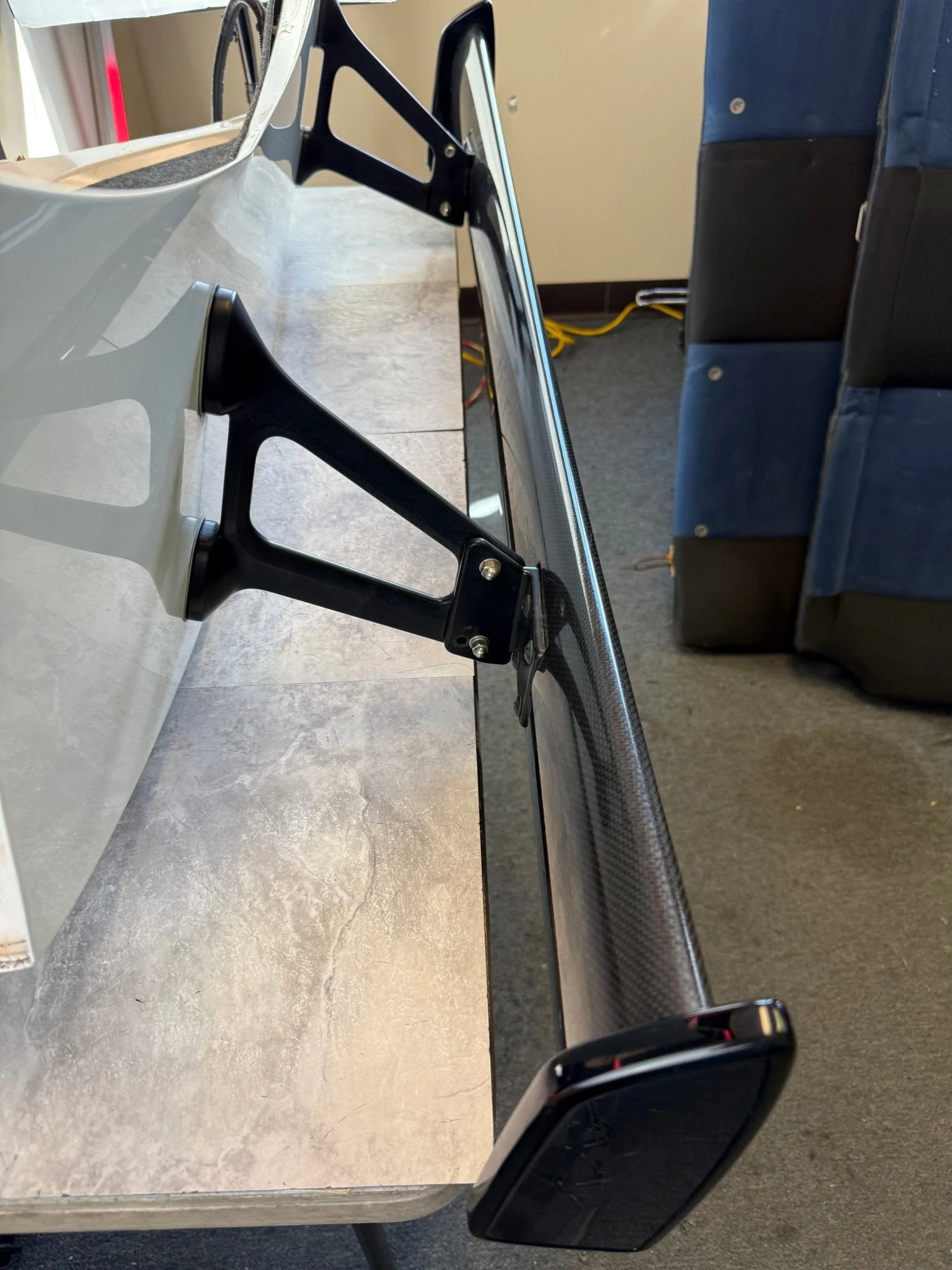 Subaru STi/WRX 15-21 CWP White Trunk w/ JDM BRZ STi OEM Carbon Fiber Wing - Image 8