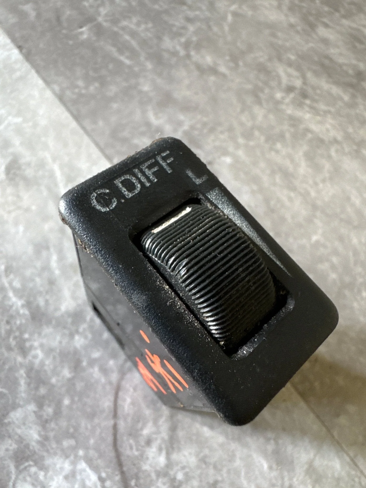 2002-2007 Subaru WRX STi OEM C.diff Center Differential DASH Manual Scroll Switch 7 - Image 3