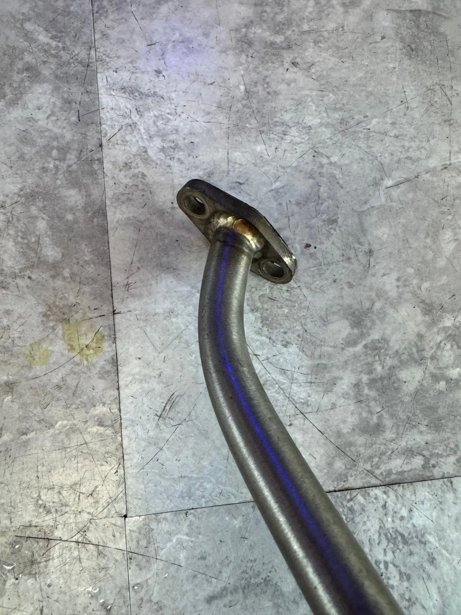 Subaru WRX STi Rotated Turbo Oil Drain Tube N3 - Image 2
