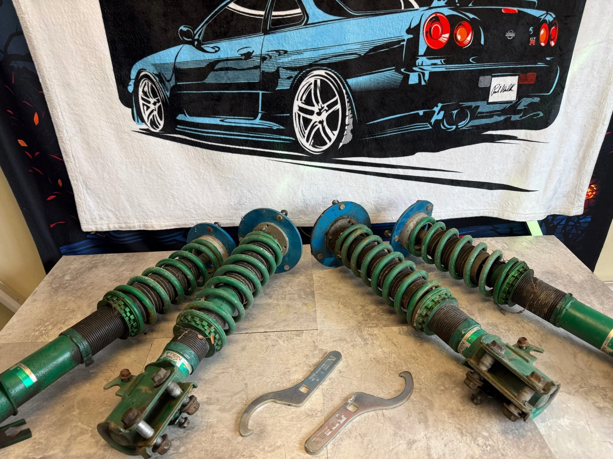 TEIN suspension coilovers adjustable 2002-2007 Subaru wrx 2004 STi 5x100 Cusco advance z - Image 10