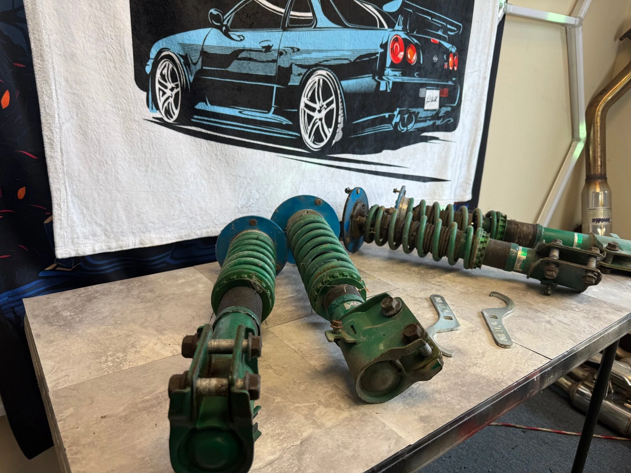 TEIN suspension coilovers adjustable 2002-2007 Subaru wrx 2004 STi 5x100 Cusco advance z - Image 11