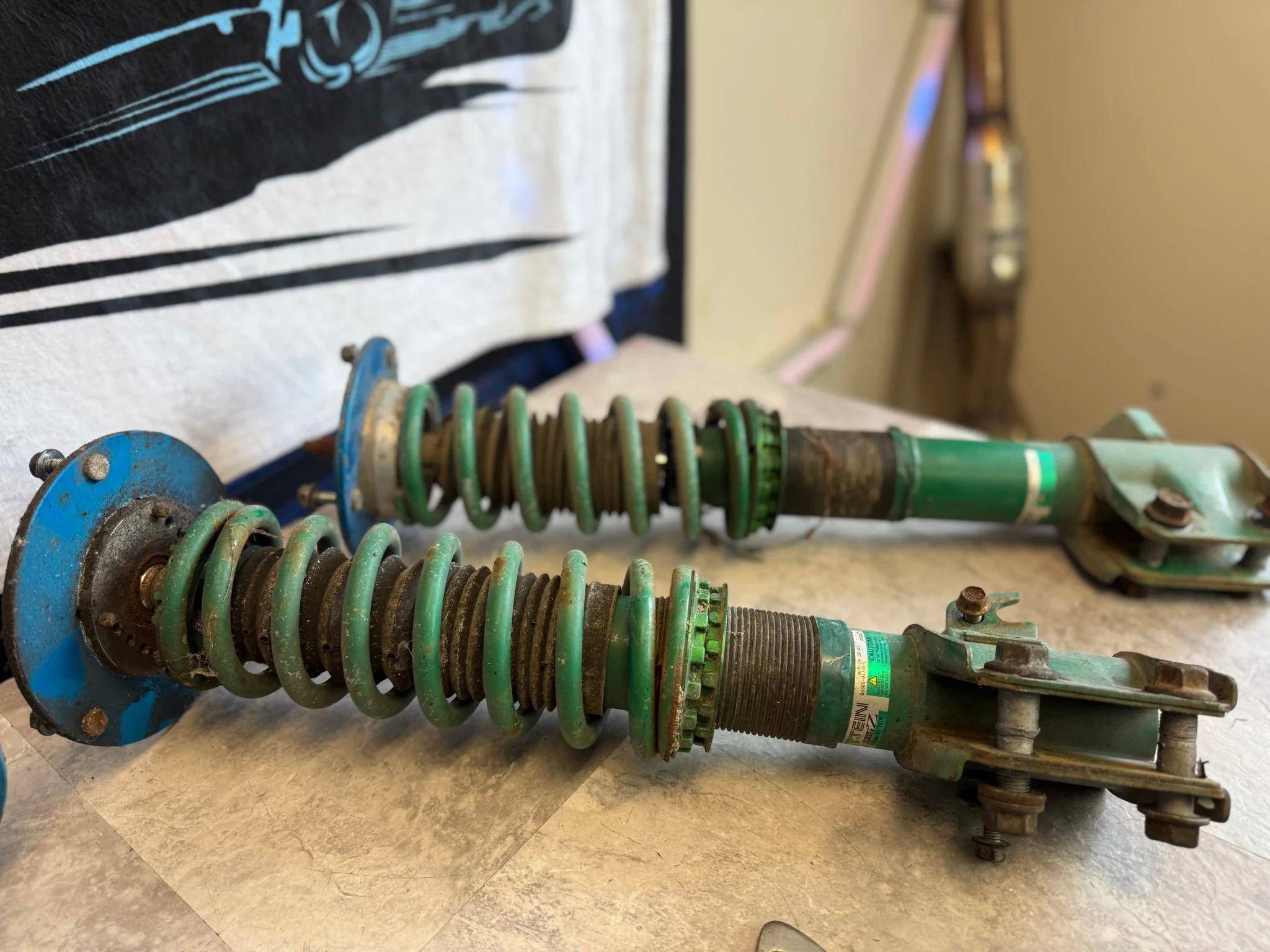 TEIN suspension coilovers adjustable 2002-2007 Subaru wrx 2004 STi 5x100 Cusco advance z - Image 8