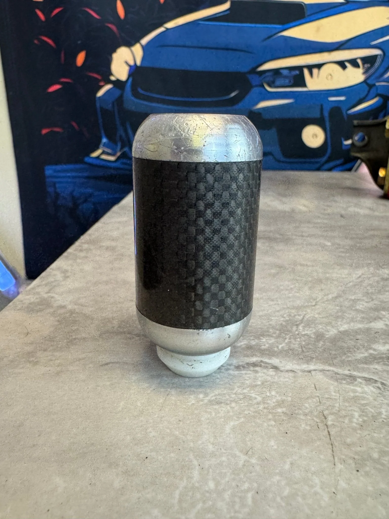 Subaru 5 Speed Carbon Fiber Shift Knob - Image 3