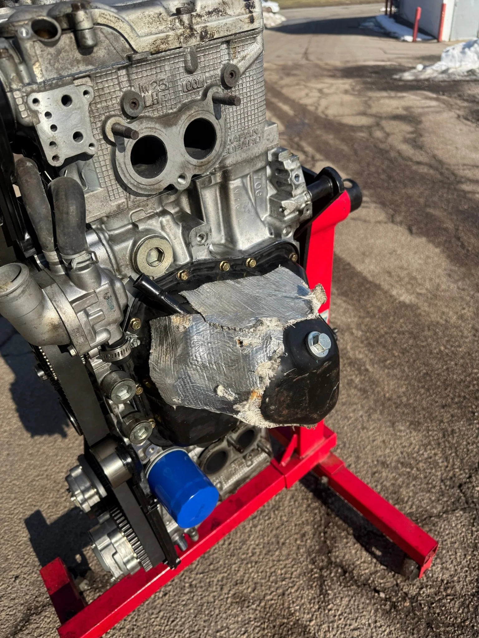 W25 EJ257 Subaru STi 2008 - 2021 dual avcs engine boxer motor longblock w/ arp head studs & oem head gaskets - Image 2