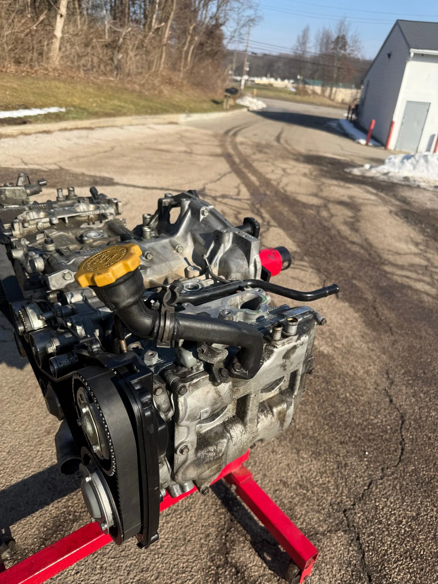 W25 EJ257 Subaru STi 2008 - 2021 dual avcs engine boxer motor longblock w/ arp head studs & oem head gaskets - Image 3