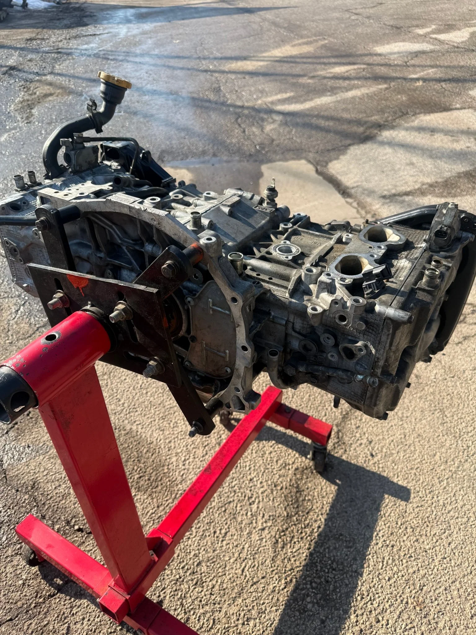 W25 EJ257 Subaru STi 2008 - 2021 dual avcs engine boxer motor longblock w/ arp head studs & oem head gaskets - Image 4