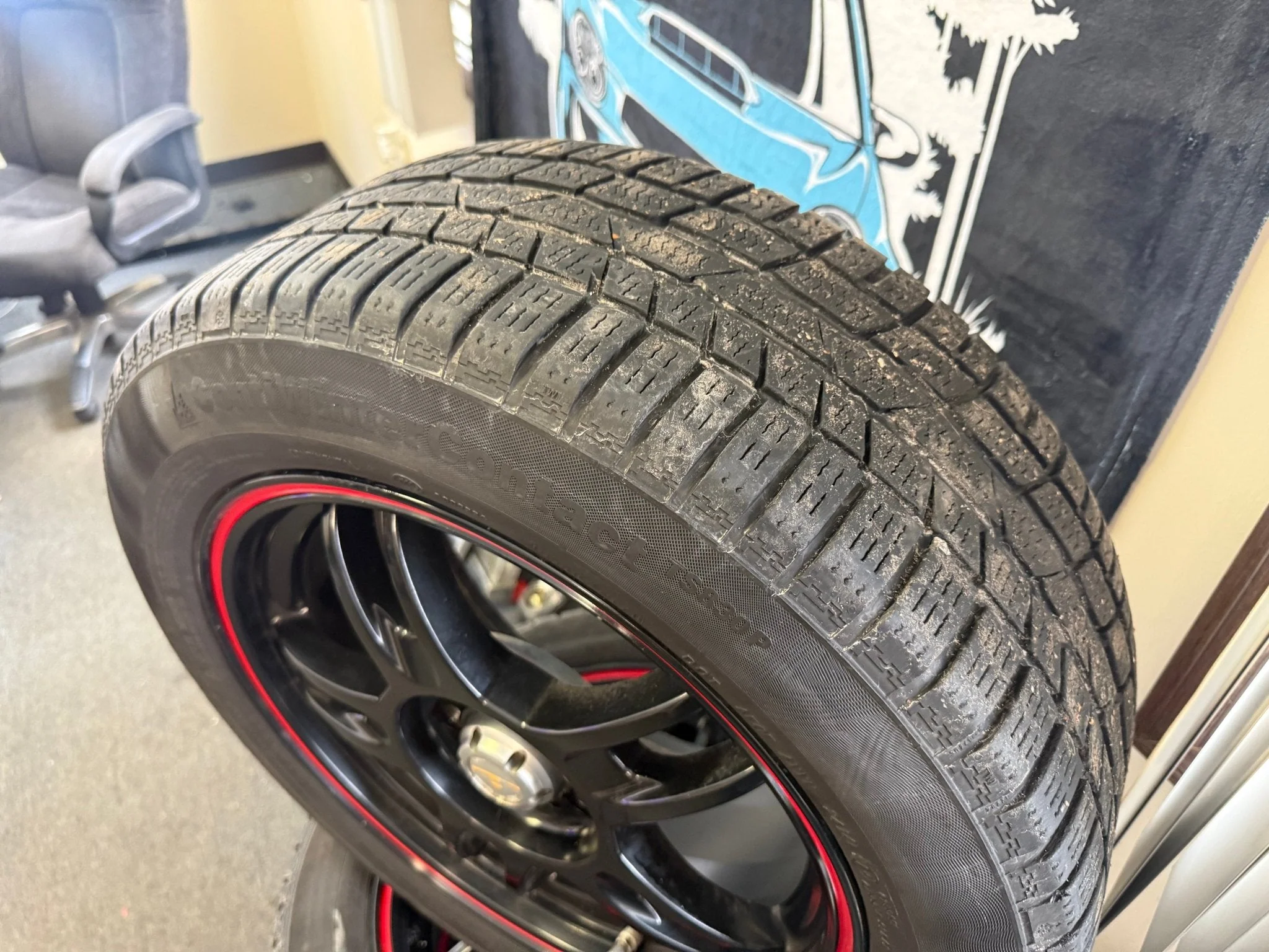 WINTER Wheels Subaru WRX Impreza Legacy Forester 5x100 205/55r16 Continental snow tires - Image 3